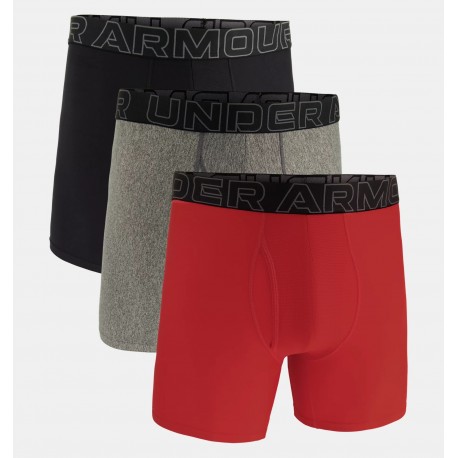 Under Armour Boxer Perf Tech Solid 6in 3PK